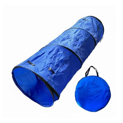 Dog agility tunnel easy setup - tunnel,
