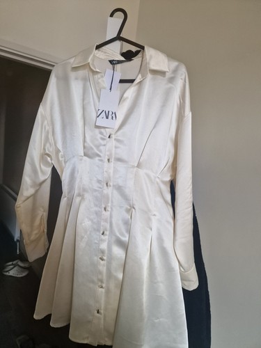 Zara cream satin - cream,