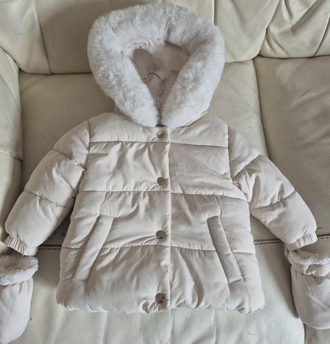 Baby girl padded - padded, coat,
