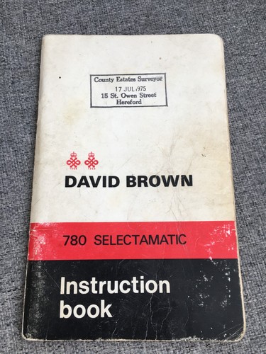 David brown 780 selectamatic - 780,