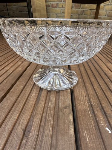 Large vintage cut - cut, crystal