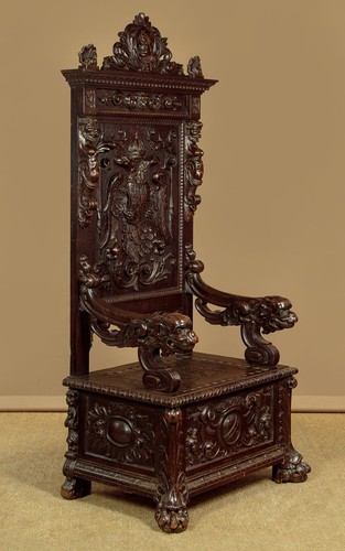 Antique carved oak - antique,