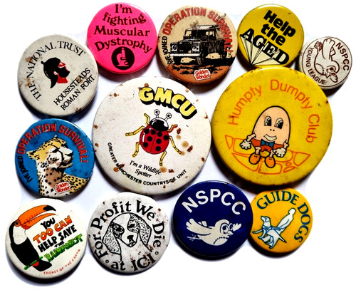 Charity badge collection x - charity,