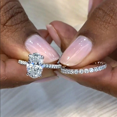 14k white gold - white, ct