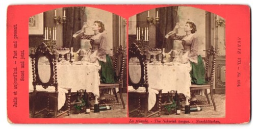 Stereo photograph maid - stereo,
