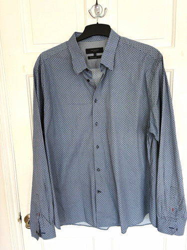Ted baker men shirt navy - ted,