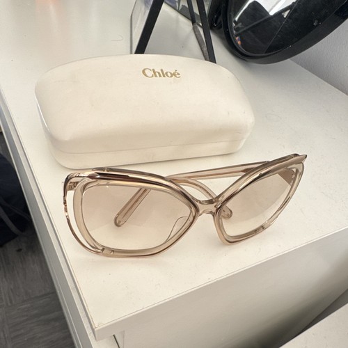 Chloé ce625s pink oversized - chloé,
