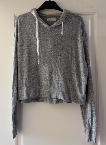 Hollister grey hoodie size - hollister,