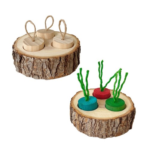 Wooden pet foraging - snack, box