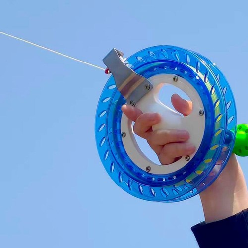 With kite wire - kite, reel
