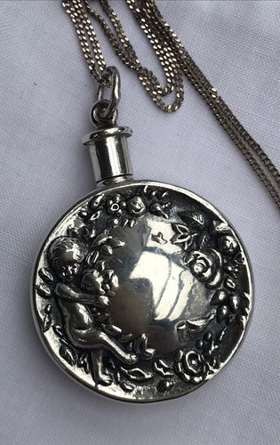 Vintage sterling silver cherub - vintage,