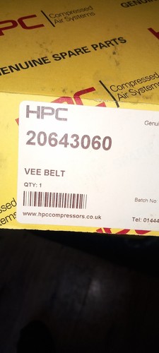 Hpc 20643060 ribbed drive - ribbed, belt