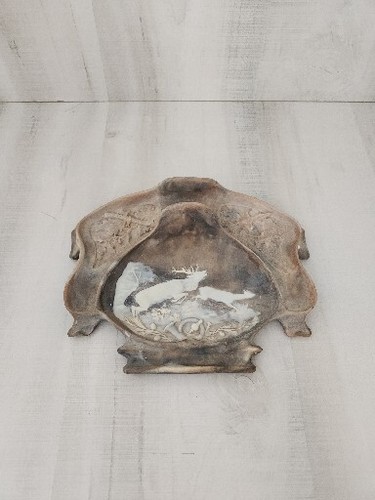Incolay stone carved deer - incolay, stag