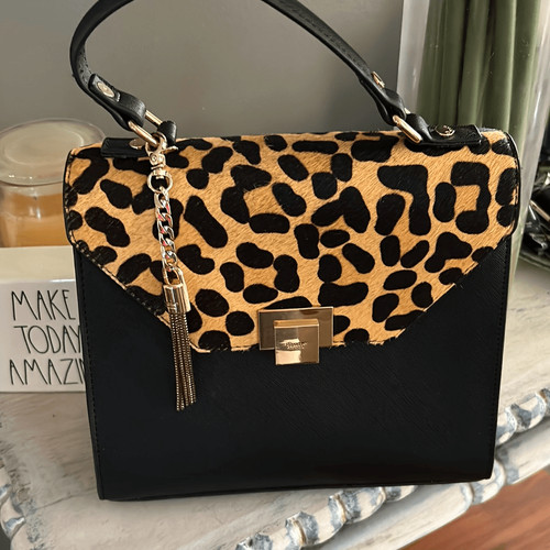 Dune london black leopard - black,