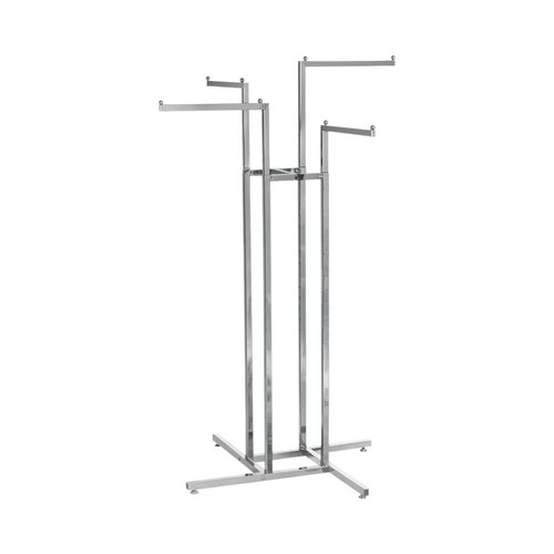 Chrome clothes rail stand - chrome, 4