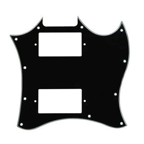 Gitarren pickguard schwarz - e-gitarren-pickguard,