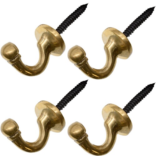 Brass curtain tie back - tie,
