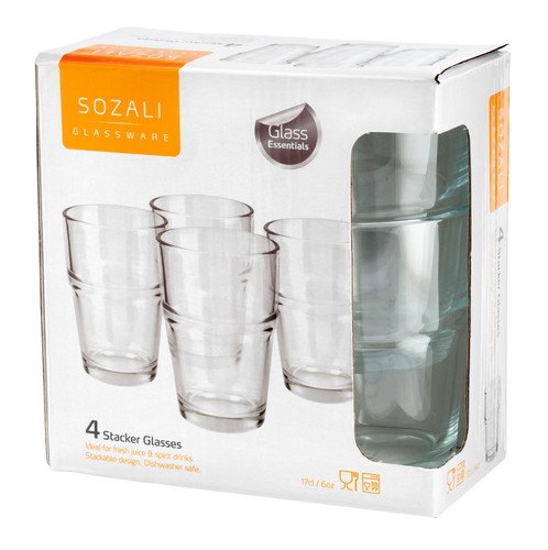 Small tumbler glass set - 4,