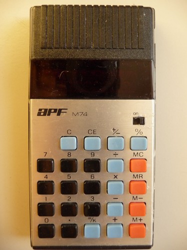 Calculator apf electronics - apf, m74