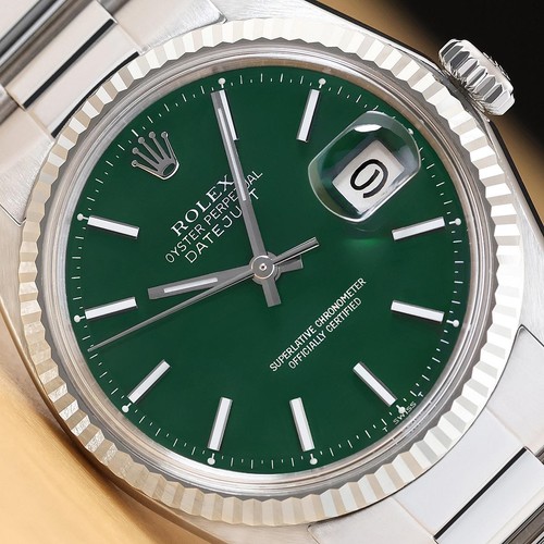 Rolex mens datejust 1601 18k - mens,