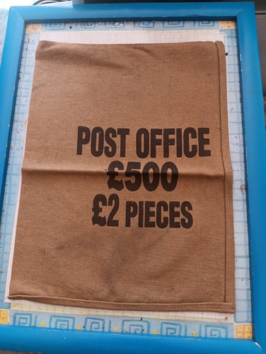 Post office cloth coin bag - post,