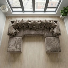 Cinema shape mink sofa - u-shape,