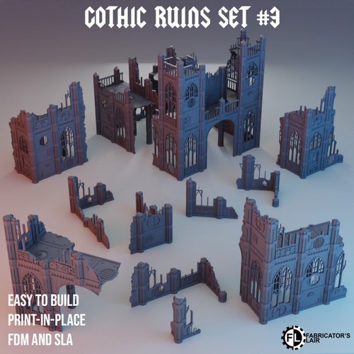 Wargaming terrain city set - wargaming,