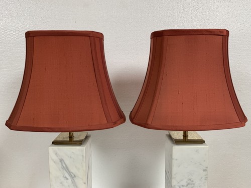 Pair red silk - pair, of