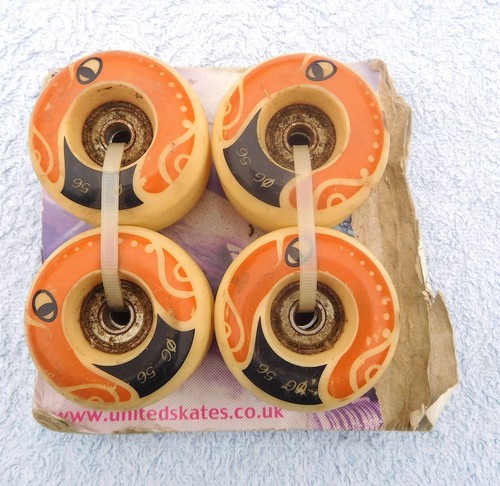 Old skateboard wheels - old,