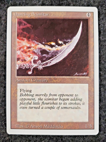 Dancing scimitar magic the - scimitar,