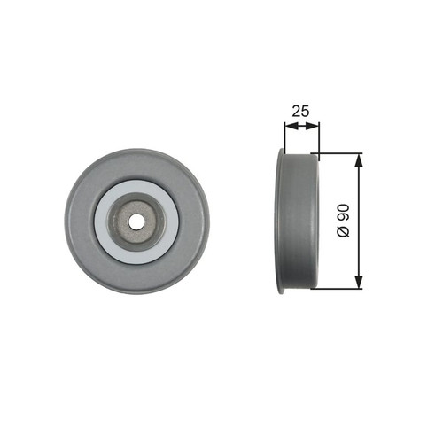 Gates ribbed belt - v-ribbed, tensioner