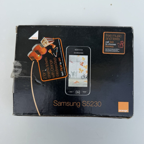 Samsung s5230 black orange - samsung,