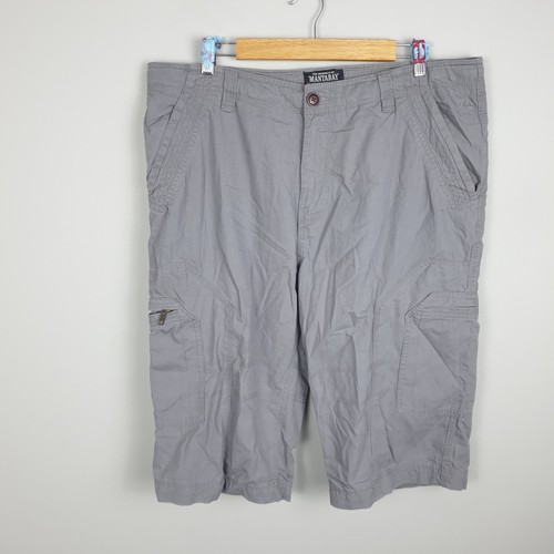 Mantaray shorts mens w40 grey - shorts,
