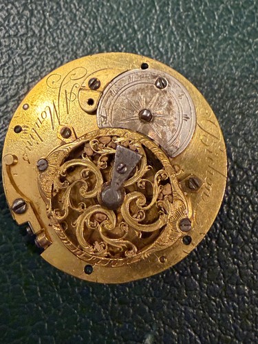 Verge fusee pocket watch - fusee,