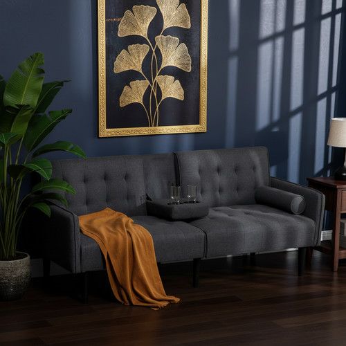 Three seater sofa bed - three-seater, with