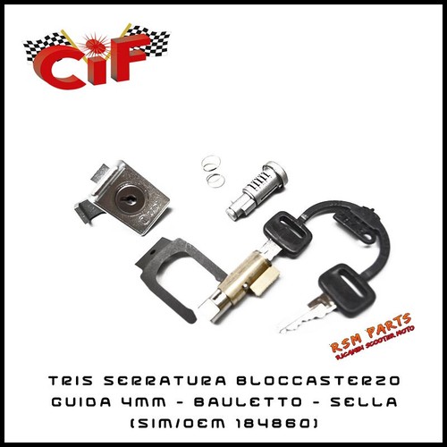 Kit steering trunk locks and - trunk,