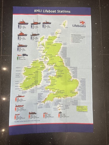 Rnli vintage tea towel - rnli,