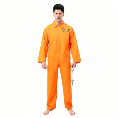 Adults classic orange prisoner - adults,