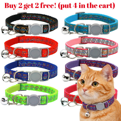 Cat collar reflective - reflective, safety