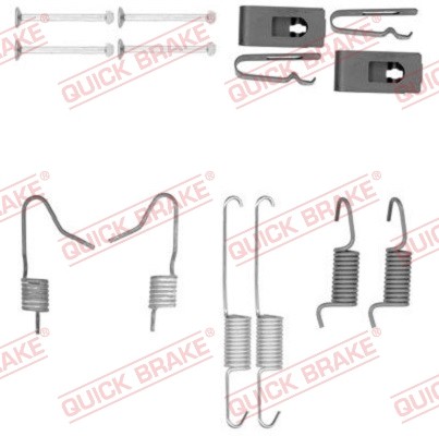 Rear quick brake 105 0898 - rear, 105-0898