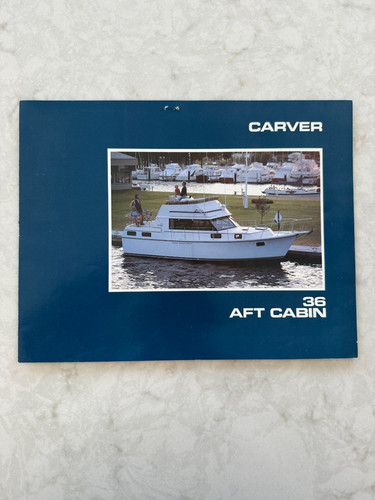 Carver boat aft cabin - boat,
