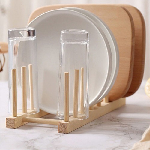 Wooden dish plate - cup, stand