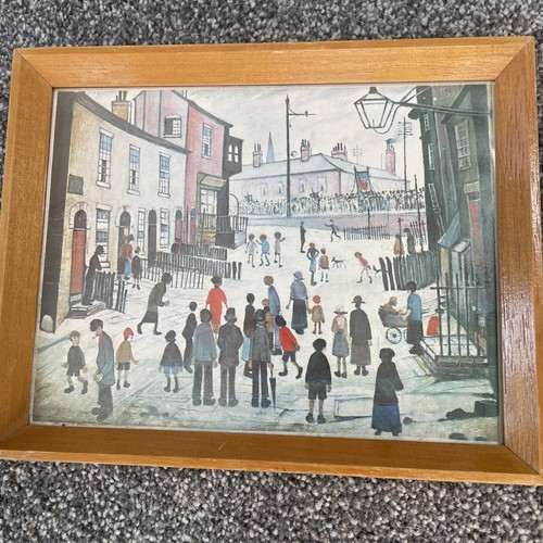 Vintage lowry framed - framed, print,