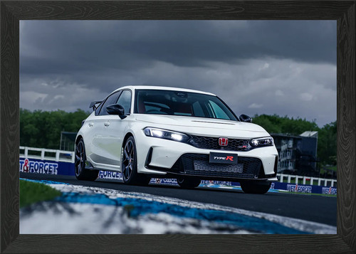 Honda civic type framed wall - honda,