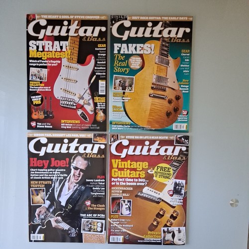 Guitar and bass magazines - 4,