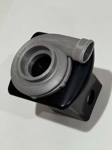 Turbo housing black - in, 3d