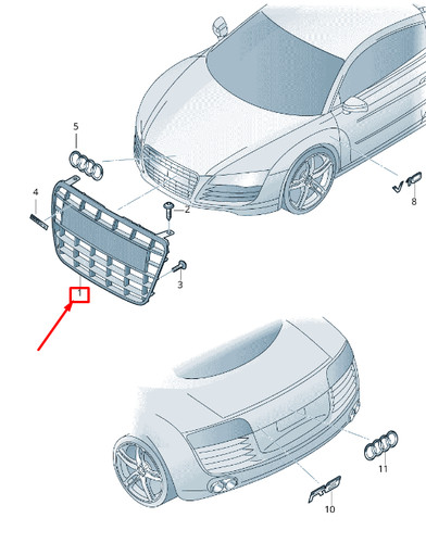 Audi spyder radiator - audi, r8