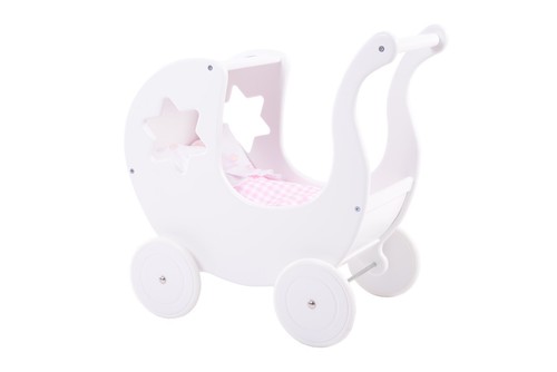 Brand new wooden doll pram - brand,