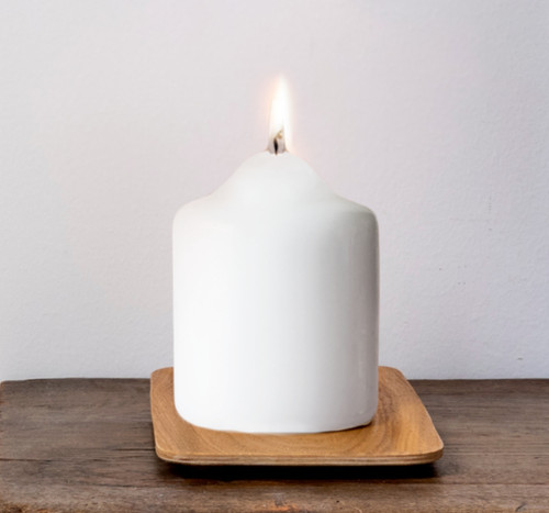 Unscented pillar candle ivory - unscented,