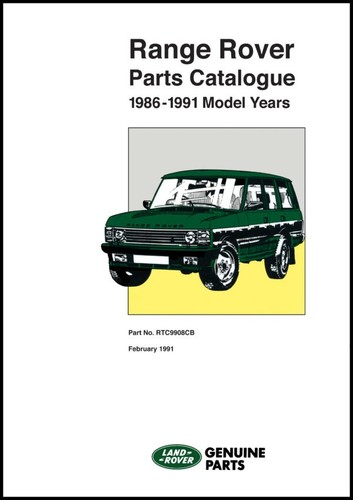 Range rover 1986 - rover, factory